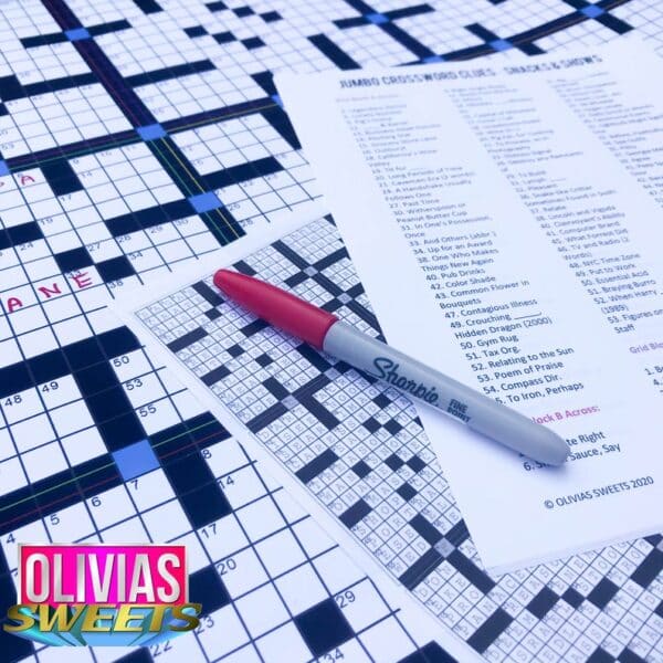 Giant Crossword Puzzle Gift Set - Olivias Paper